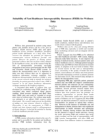 Suitability of Fast Healthcare Interoperability Resources (FHIR) for Wellness Data