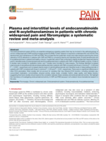 Plasma and interstitial levels of endocannabinoids and N-acylethanolamines in patients with chronic widespread pain and fibromyalgia: a systematic review and meta-analysis