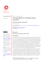 The State We Are In: UK Public History since 2011