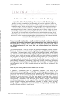 The Dialectics of Tenure: An Interview with Dr Ben Etherington