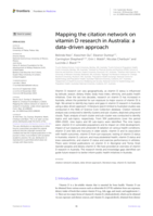 Mapping the citation network on vitamin D research in Australia: a data-driven approach