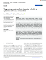 The growth-promoting effects of exercise in finfish: A systematic review and meta-analysis