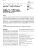 Functional Brain Changes Following Burn Injury: A Narrative Review