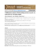 A bibliometric analysis of birdwatching tourism research: An exploration for emerging insights