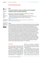 Trends and controls on water-use efficiency of an old-growth coniferous forest in the Pacific Northwest