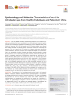 Epidemiology and Molecular Characteristics of mcr-9 in Citrobacter spp. from Healthy Individuals and Patients in China