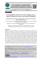 Weed populations of intensive rice based cropping system as affected by tillage and increased crop residues in Bangladesh