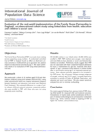 Evaluation of the real-world implementation of the Family Nurse Partnership in England: an observational cohort study using linked data from health, education and children’s social care