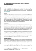 728. Genetic selection for sensory eating quality of lamb using consumer assessments