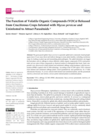 The Function of Volatile Organic Compounds (VOCs) Released from Cruciferous Crops Infested with <em>Myzus persicae</em> and Uninfested to Attract Parasitoids
