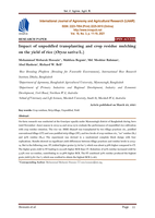 Impact of unpuddled transplanting and crop residue mulching on the yield of rice (Oryza sativa L.) | IJAAR 2021