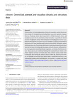 climenv: Download, extract and visualise climatic and elevation data