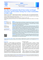 The effect of community-based intervention on Dengue awareness and prevention among poor urban communities in Delhi, India