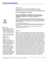 Adaptation to HLA-associated immune pressure over the course of HIV infection and in circulating HIV-1 strains