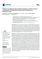 Nutrient and Rumen Fermentation Studies of Indian Pasture Legumes for Sustainable Animal Feed Utilisation in Semiarid Areas