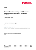 Forensic Genetic Genealogy: A Full Review and Establishment of Best Practice Pathways for Australia