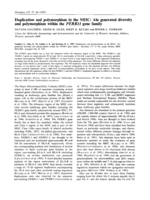 Duplication and Polymorphism in the MHC: Alu Generated Diversity and Polymorphism Within the PERB11 Gene Family