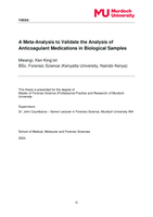 A Meta-Analysis to Validate the Analysis of Anticoagulant Medications in Biological Samples