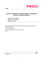 Impacts of Disasters on Conflict Risks: A Systematic Review of Empirical Studies