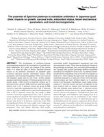 The potential of Spirulina platensis to substitute antibiotics in Japanese quail diets: impacts on growth, carcass traits, antioxidant status, blood biochemical parameters, and caecal microorganisms
