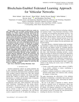 Blockchain-Enabled Federated Learning Approach for Vehicular Networks