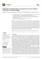 Feasibility of Nutrient Removal and Recovery from Abattoir Wastewater Using Microalgae