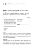 NMRium: Teaching nuclear magnetic resonance spectra interpretation in an online platform