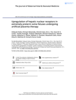 Upregulation of hepatic nuclear receptors in extremely preterm ovine fetuses undergoing artificial placenta therapy