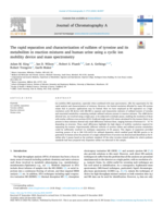The rapid separation and characterization of sulfates of tyrosine and its metabolites in reaction mixtures and human urine using a cyclic ion mobility device and mass spectrometry
