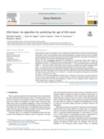 OSA-Onset: An algorithm for predicting the age of OSA onset