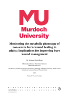 Monitoring the metabolic phenotype of non-severe burn wound healing in adults: Implications for improving burn wound management