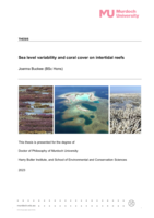 Sea level variability and coral cover on intertidal reefs