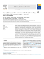 Nasal staphylococci microbiota and resistome in healthy adults in La Rioja, northern Spain: High frequency of toxigenic S. aureus and MSSA-CC398 subclade