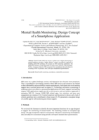 Mental Health Monitoring: Design Concept of a Smartphone Application