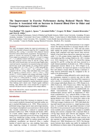 The Improvement in Exercise Performance during Reduced Muscle Mass Exercise is Associated with an Increase in Femoral Blood Flow in Older and Younger Endurance-Trained Athletes
