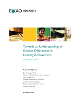 Towards an Understanding of Gender Differences in Literacy Achievement