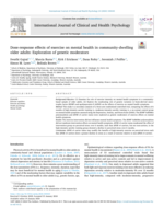 Dose-response effects of exercise on mental health in community-dwelling older adults: Exploration of genetic moderators