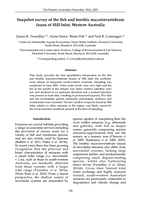 Snapshot survey of the fish and benthic macroinvertebrate fauna of Hill Inlet, Western Australia