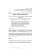 Pandemic Management: Health Data and Public Health Surveillance
