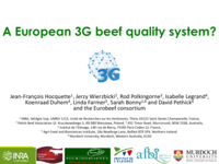 A European 3G beef quality system?