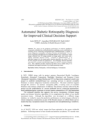 Automated Diabetic Retinopathy Diagnosis for Improved Clinical Decision Support