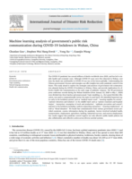 Machine learning analysis of government's public risk communication during COVID-19 lockdown in Wuhan, China
