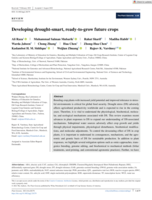 Developing drought-smart, ready-to-grow future crops