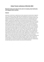 Miyawaki forests punch above the tiny size for increasing urban biodiversity and engaging citizen scientists