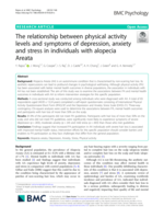 The relationship between physical activity levels and symptoms of depression, anxiety and stress in individuals with alopecia Areata