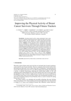 Improving the Physical Activity of Breast Cancer Survivors Through Fitness Trackers