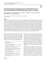 Interactions Between Heavy Metal Exposure and Blood Biochemistry in an Urban Population of the Black Swan (Cygnus atratus) in Australia