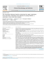 The association between bacteria colonizing the upper respiratory tract and lower respiratory tract infection in young children: a systematic review and meta-analysis