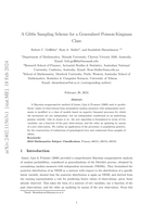 A Gibbs Sampling Scheme for a Generalised Poisson-Kingman Class