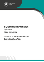 Byford Rail Extension Carter’s Freshwater Mussel Translocation Plan
